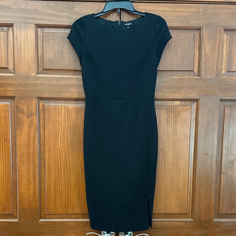 Express Black Sheath Dress